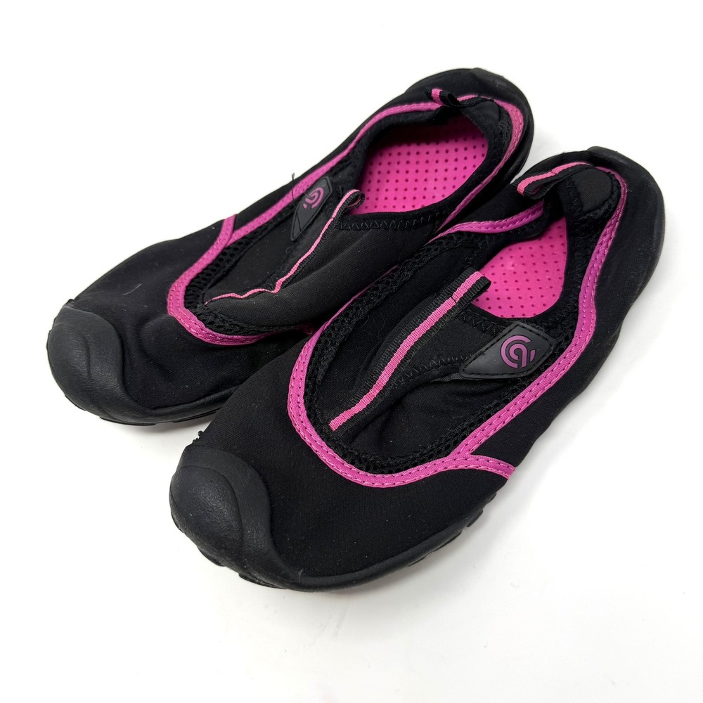 Champion C9 Womens Water Shoes Black Pink Slip On Aqua Socks M7/8 6132590F